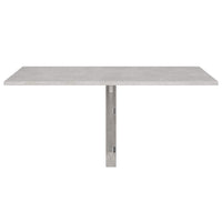 Tavolino Muro Pieghevole Grigio Cemento 100x60x56cm Multistrato