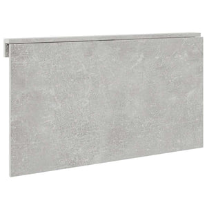 Tavolino-Tavolino da Soggiorno-Tavolino da Salotto Muro Pieghevole Grigio Cemento 100x60x56cm Multistrato
