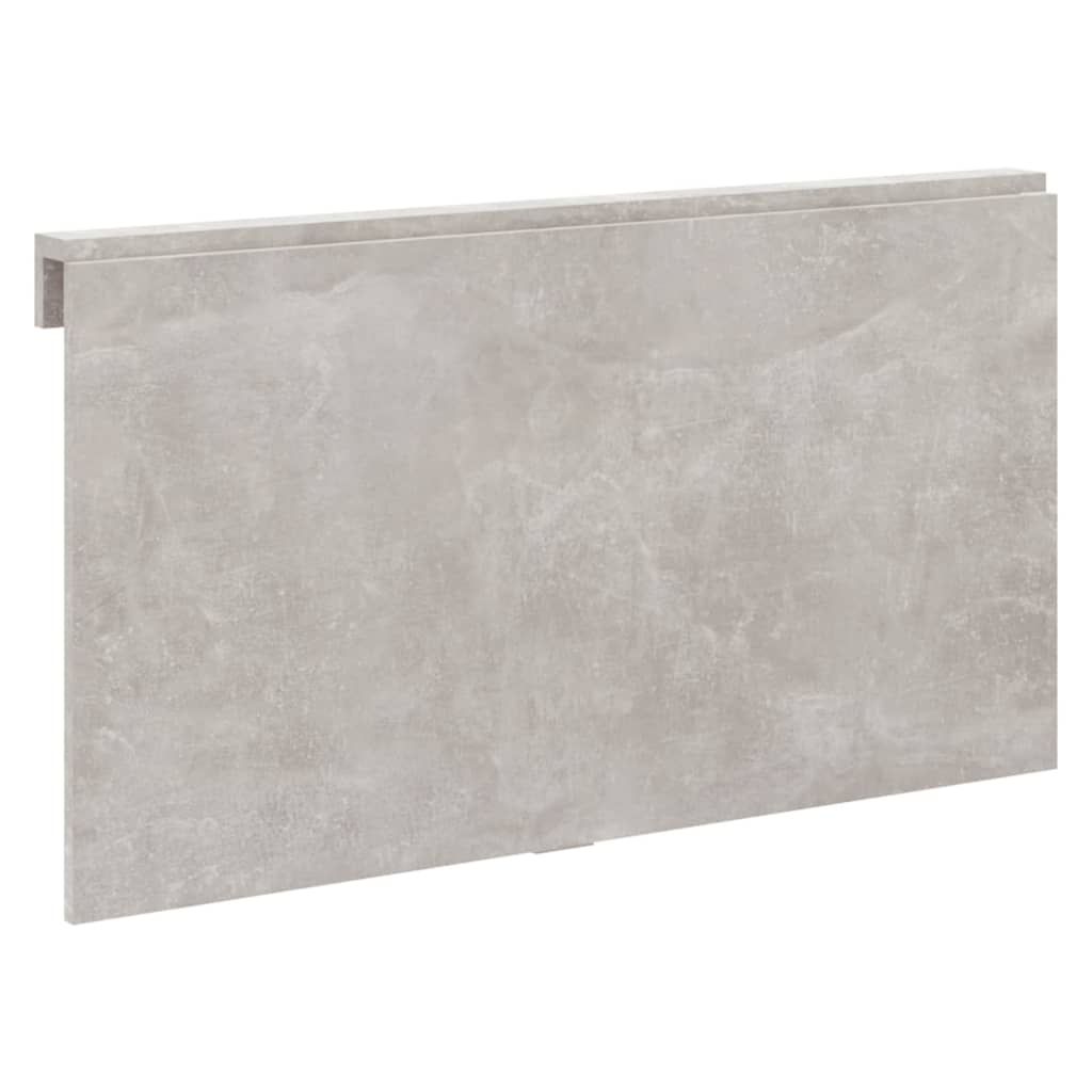 Tavolino Muro Pieghevole Grigio Cemento 100x60x56cm Multistrato 342648