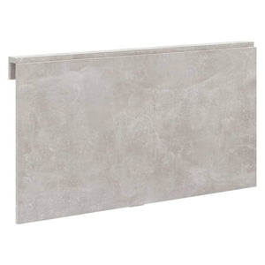 Tavolino Muro Pieghevole Grigio Cemento 100x60x56cm Multistrato 342648