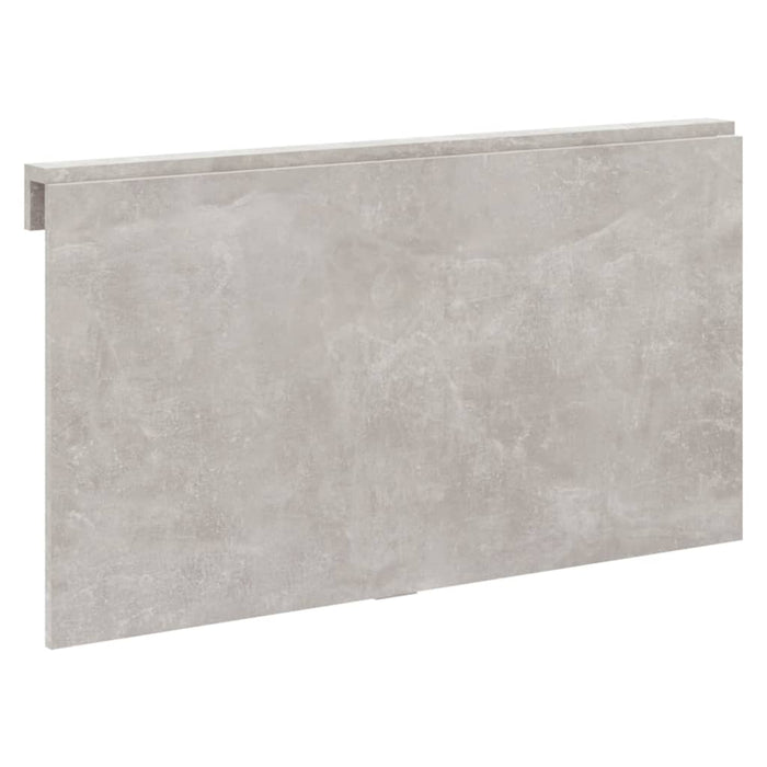 Tavolino Muro Pieghevole Grigio Cemento 100x60x56cm Multistrato 342648
