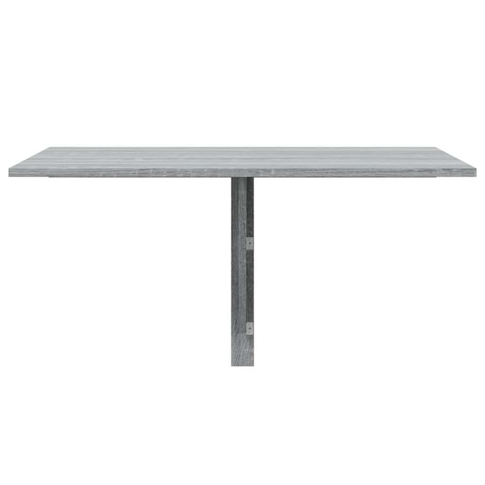 Tavolino Muro Pieghevole Grigio Sonoma 100x60x56 cm Multistrato 342651