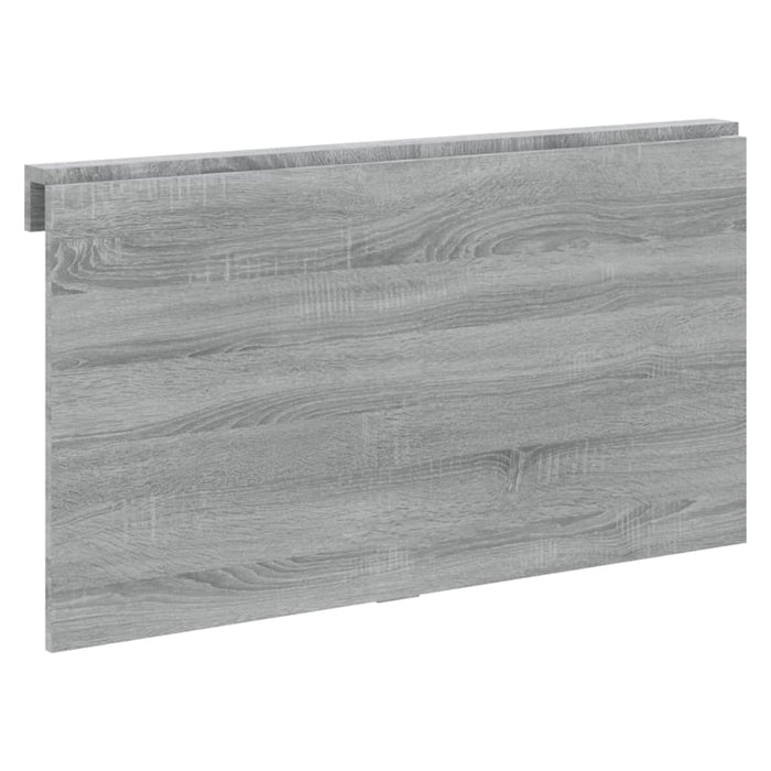 Tavolino Muro Pieghevole Grigio Sonoma 100x60x56 cm Multistrato 342651