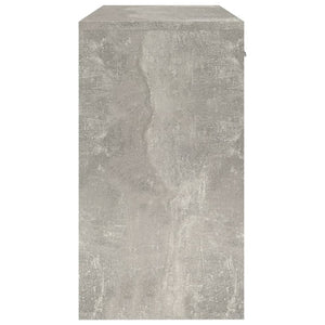 Scrivania Cassetto Grigio cemento 100x40x73cm Legno Multistrato cod mxl 66690