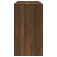 Scrivania Cassetto rovere marrone 100x40x73cm Legno Multistrato cod mxl 76560