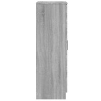 Scarpiera Grigio Sonoma 55x35x108 cm in Legno Multistrato