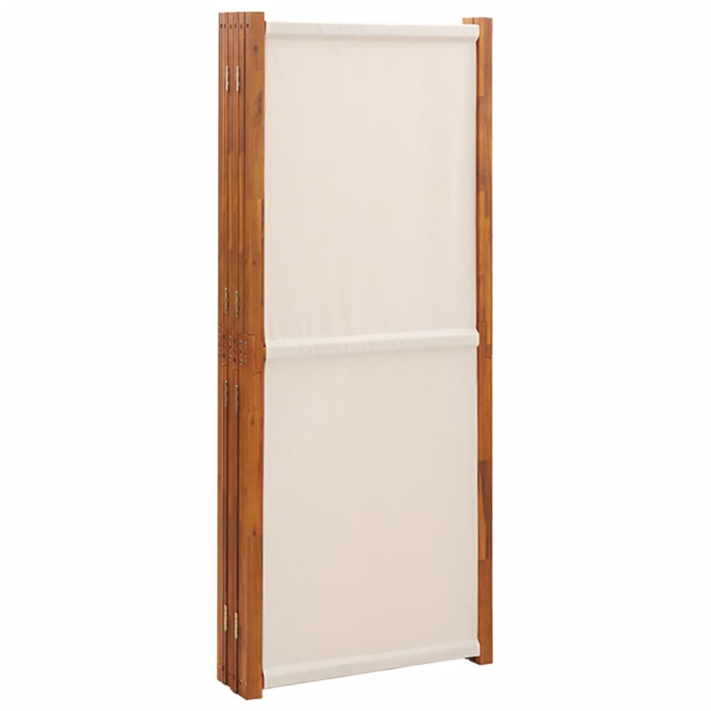 Divisorio a 6 Pannelli Bianco Crema 420x180 cm cod mxl 77062