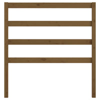 Testiera per Letto ambra 96x4x100 cm in Legno Massello di Pino 817623