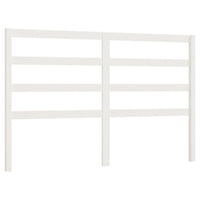 Testiera per Letto-Testata-Testiera Decorativa Bianca 166x4x100cm in Legno Massello di Pino 316563