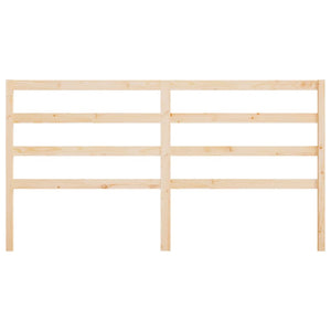 Testiera per Letto 186x4x100 cm in Legno Massello di Pino