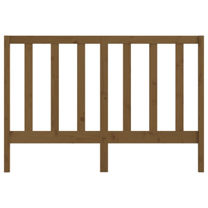 Testiera per Letto ambra 126x4x100 cm in Legno Massello di Pino 817683