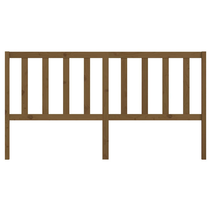 Testiera per Letto Ambra 186x4x100 cm in Legno Massello di Pino 817758