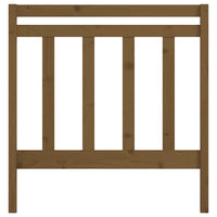 Testiera per Letto ambra 106x4x100 cm in Legno Massello di Pino 817778