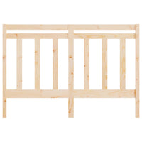 Testiera per Letto 126x4x100 cm in Legno Massello di Pino 817780