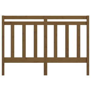 Testiera per Letto ambra 126x4x100 cm in Legno Massello di Pino