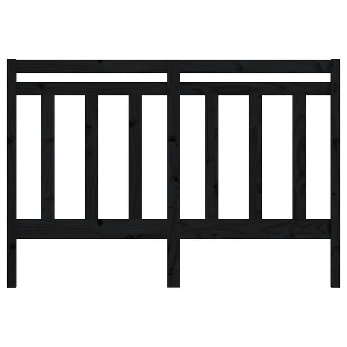 Testiera per Letto Nera 156x4x100 cm in Legno Massello di Pino cod mxl 30001