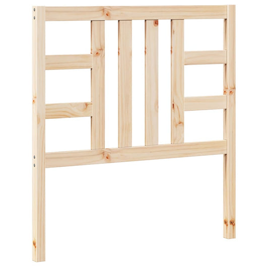 Testiera per Letto-Testata-Testiera Decorativa 96x4x100 cm in Legno Massello di Pino 374920