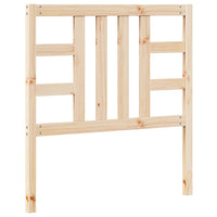 Testiera per Letto-Testata-Testiera Decorativa 96x4x100 cm in Legno Massello di Pino 374920