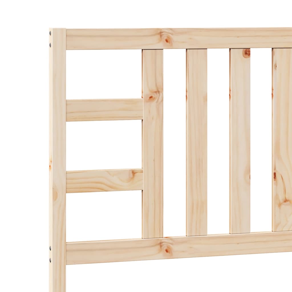Testiera per Letto-Testata-Testiera Decorativa 96x4x100 cm in Legno Massello di Pino 374920
