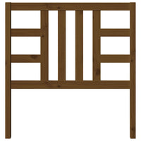 Testiera per Letto Ambra 96x4x100 cm in Legno Massello di Pino 817823