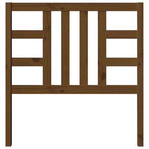 Testiera per Letto Ambra 96x4x100 cm in Legno Massello di Pino 817823