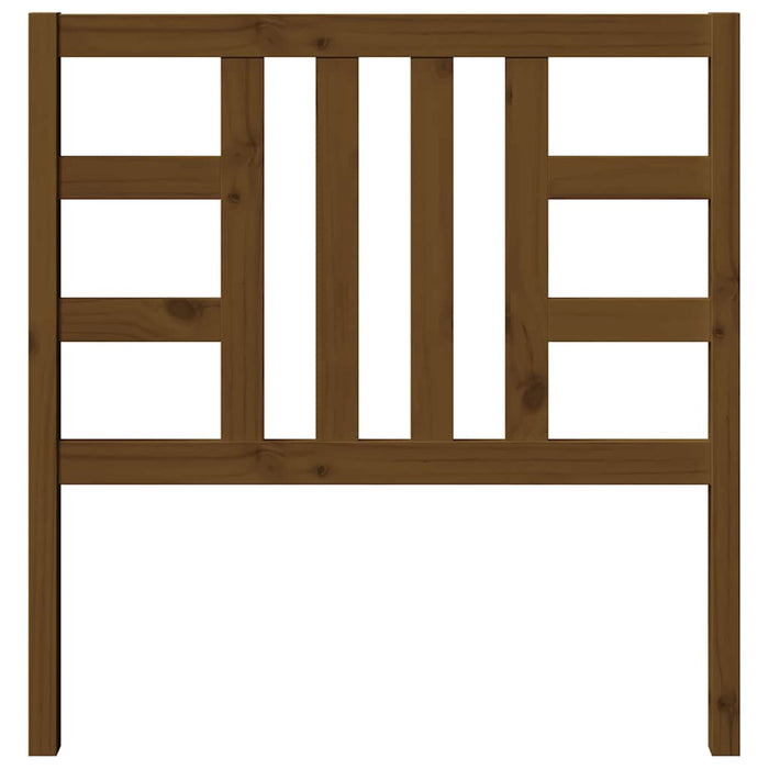 Testiera per Letto Ambra 96x4x100 cm in Legno Massello di Pino 817823