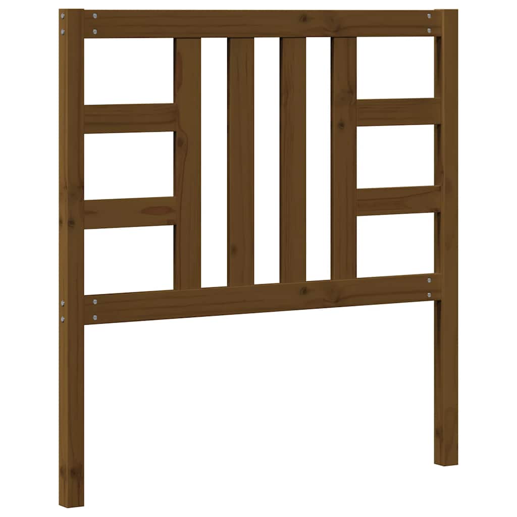 Testiera per Letto Ambra 96x4x100 cm in Legno Massello di Pino 817823