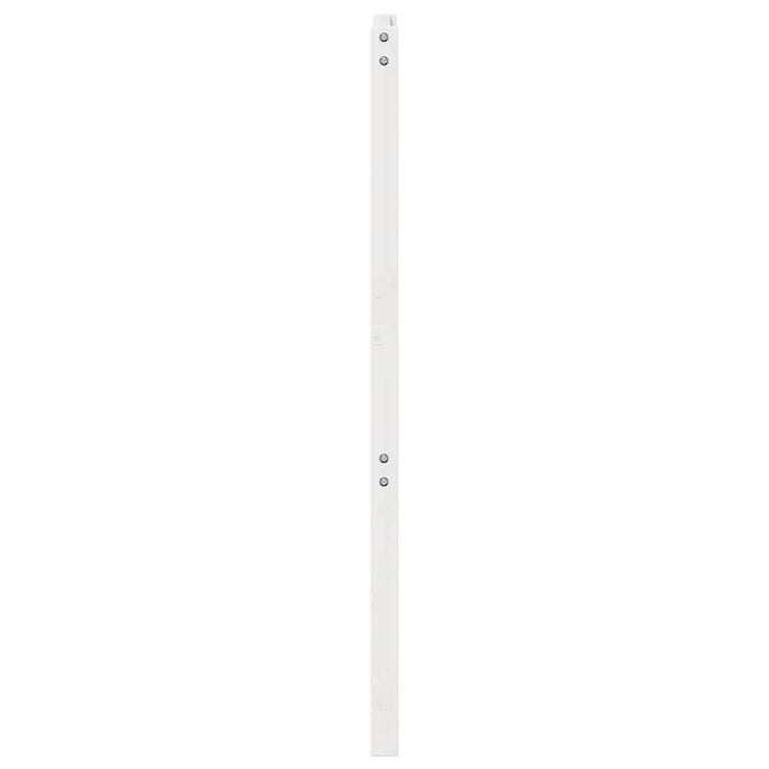 Testiera per Letto-Testata-Testiera Decorativa Bianca 106x4x100 cm Legno Massello di Pino