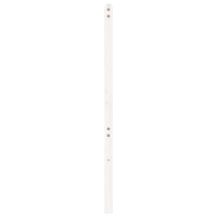 Testiera per Letto Bianca 156x4x100 cm Legno Massello di Pino 817846