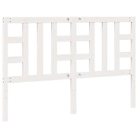 Testiera per Letto-Testata-Testiera Decorativa Bianca 156x4x100 cm Legno Massello di Pino