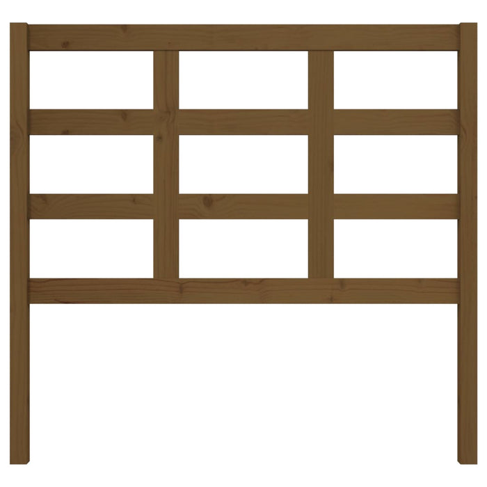 Testiera per Letto Marrone Miele 105,5x4x100cm in Pino Massello cod mxl 31852