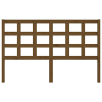 Testiera per Letto-Testata-Testiera Decorativa Ambra 156x4x100 cm in Legno Massello di Pino 179562