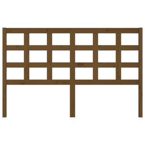 Testiera per Letto-Testata-Testiera Decorativa Ambra 156x4x100 cm in Legno Massello di Pino 179562