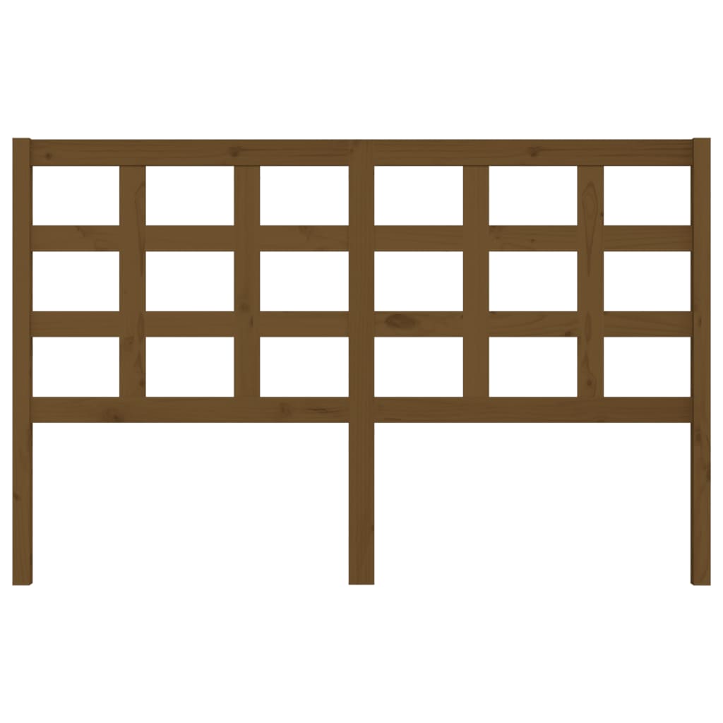 Testiera per Letto Ambra 156x4x100 cm in Legno Massello di Pino