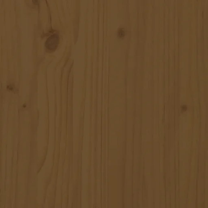 Testiera per Letto ambra 125,5x4x100 cm Legno Massello di Pino 817933