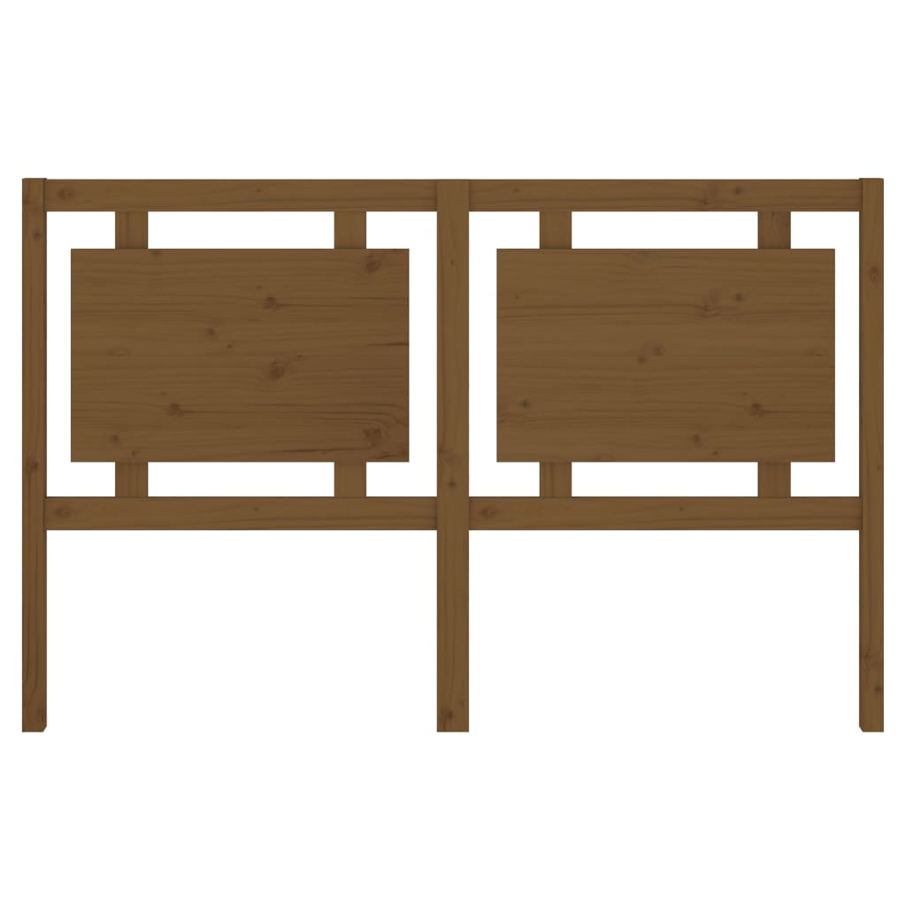 Testiera per Letto ambra 155,5x4x100 cm Legno Massello di Pino 817948