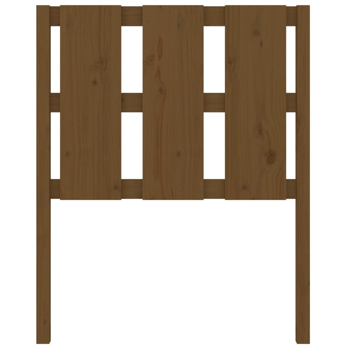 Testiera per Letto ambra 80,5x4x100cm in Legno Massello di Pino 817968