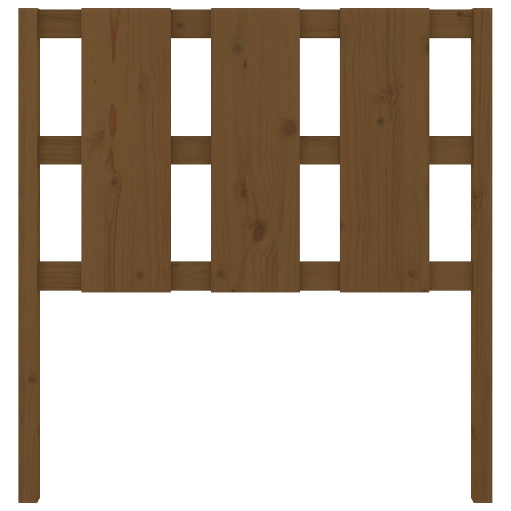 Testiera per Letto ambra 95,5x4x100cm in Legno Massello di Pino 817973