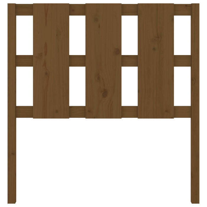 Testiera per Letto ambra 95,5x4x100cm in Legno Massello di Pino 817973