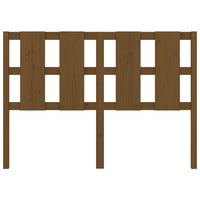 Testiera per Letto ambra 125,5x4x100 cm Legno Massello di Pino 817983