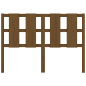 Testiera per Letto ambra 125,5x4x100 cm Legno Massello di Pino 817983