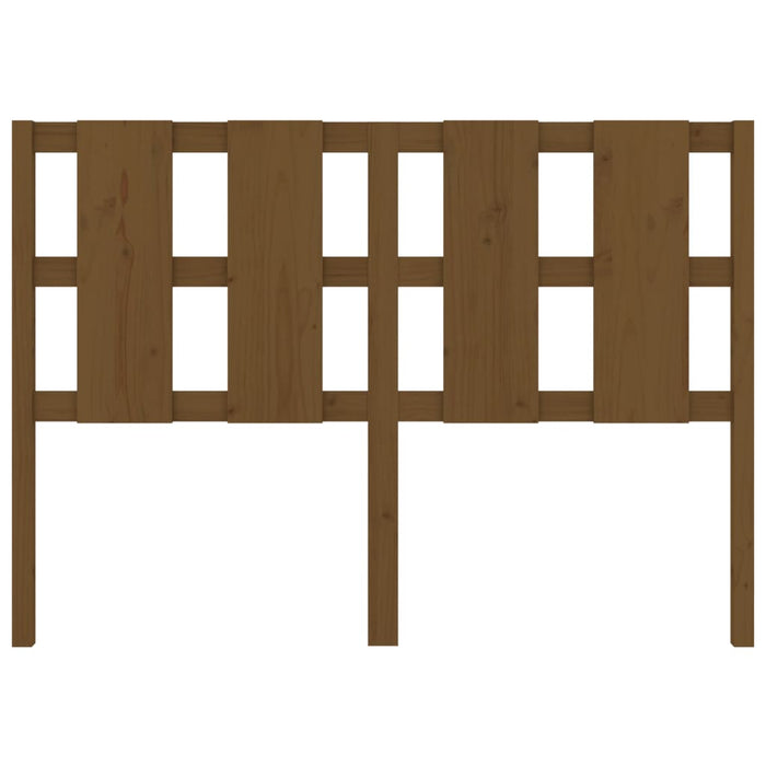 Testiera per Letto ambra 125,5x4x100 cm Legno Massello di Pino 817983