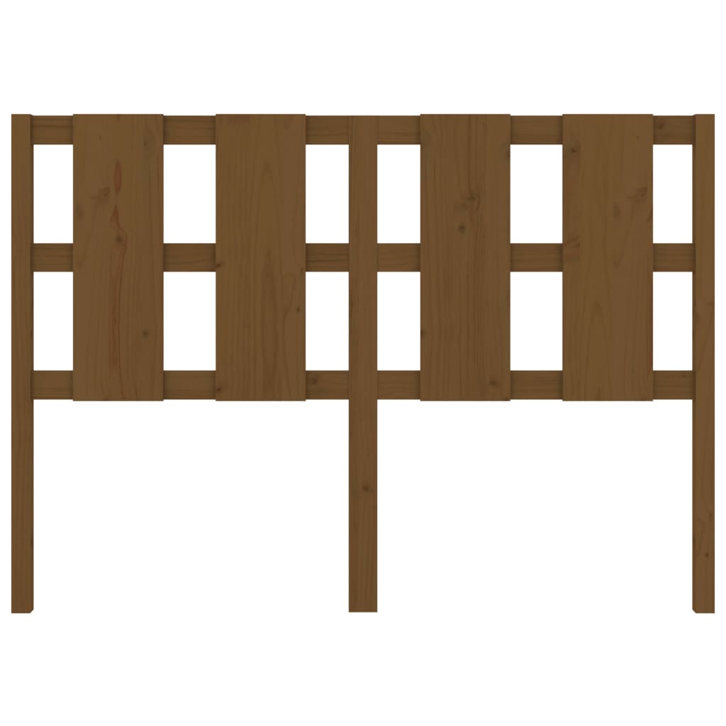 Testiera per Letto ambra 140,5x4x100 cm Legno Massello di Pino 817988