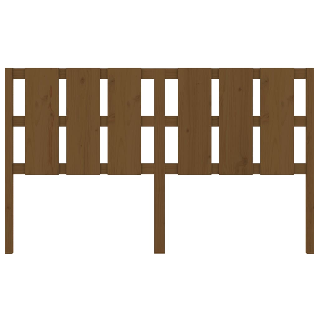 Testiera per Letto ambra 165,5x4x100 cm Legno Massello di Pino 818003