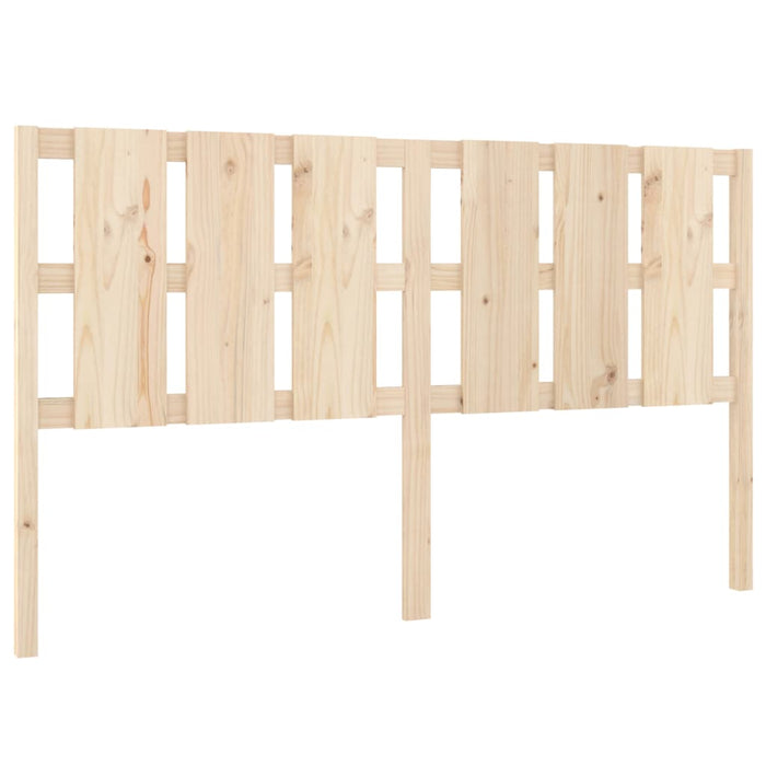 Testiera per Letto 185,5x4x100 cm in Legno Massello di Pino