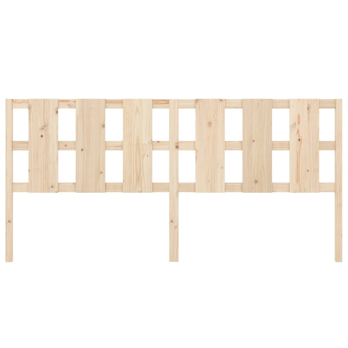 Testiera per Letto 205,5x4x100 cm Legno Massello di Pino 818010