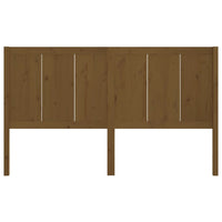 Testiera per Letto ambra 205,5x4x100 cm Legno Massello di Pino 818113