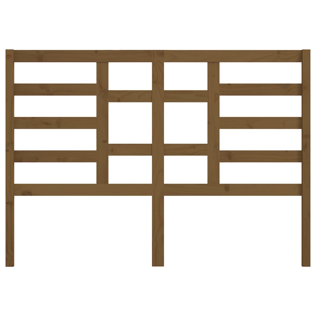 Testiera per Letto ambra 141x4x104 cm in Legno Massello di Pino 818138