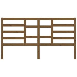 Testiera per Letto ambra 186x4x104 cm in Legno Massello di Pino 818158