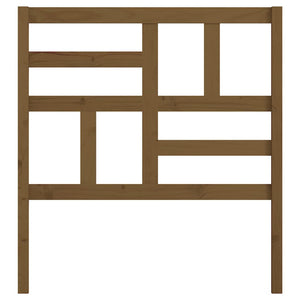 Testiera per Letto ambra 81x4x104 cm in Legno Massello di Pino 818168